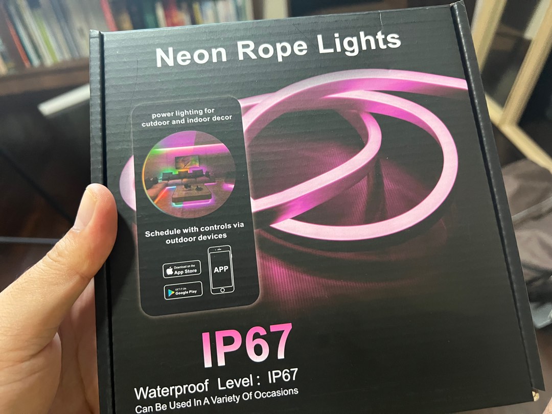 Tuya Rope Led Smart Tuya Neon Rope Light BNIB, Furniture & Home Living, Lighting ...