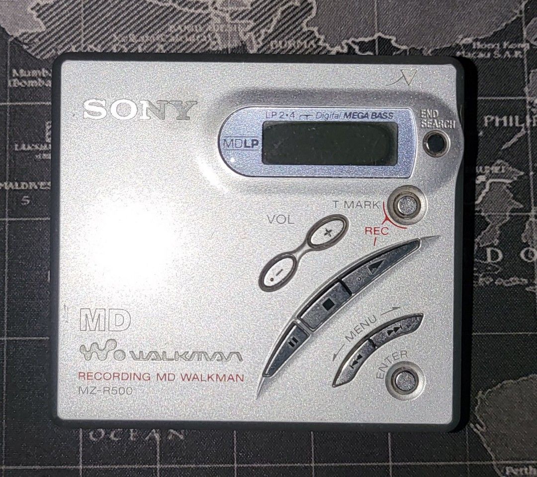 Sony MZR500 Minidisc MDLP Player Recoder, Audio, Portable Music