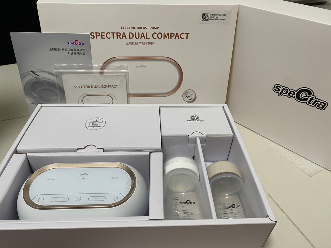 Spectra Dual Compact Rechargeable Double Breast Pump with Dual