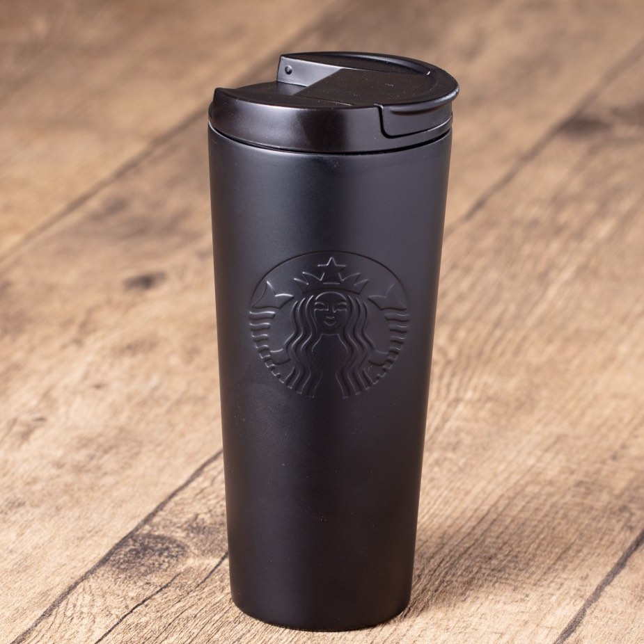 Starbucks 16oz Timeless Matte Black Classic Stainless Steel Tumbler