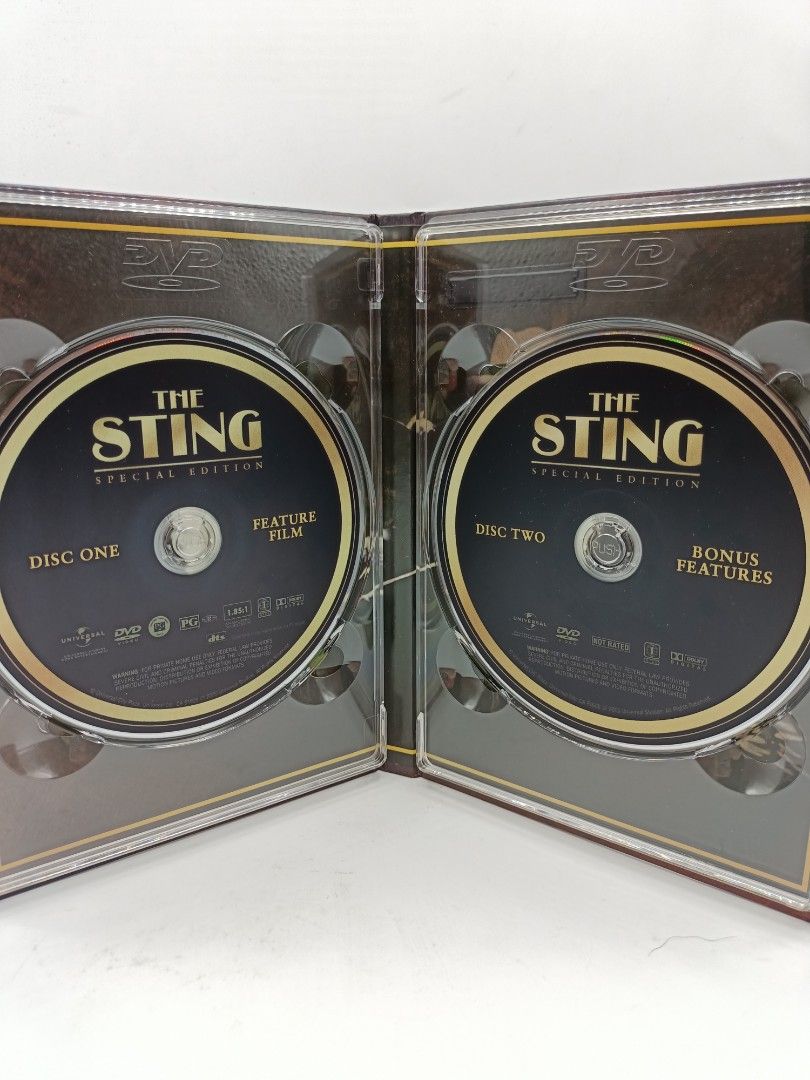 STING ( Special Edition)2005 Universal Studios/ US Made / Used DVD (Category: CDs & DVDs) located in Manila. Submitted by jeannetteyago (Listing ID 1270388701, Image 3). Description: STING ( Special Edition)2005 Universal Studios/ US Made / Used DVD Very good Conditions Thank you and God Bless ! Payment thru Gcash Shipping c/o buyer.