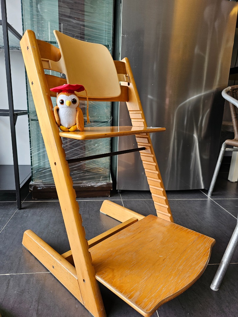 Stokke wooden best sale high chair