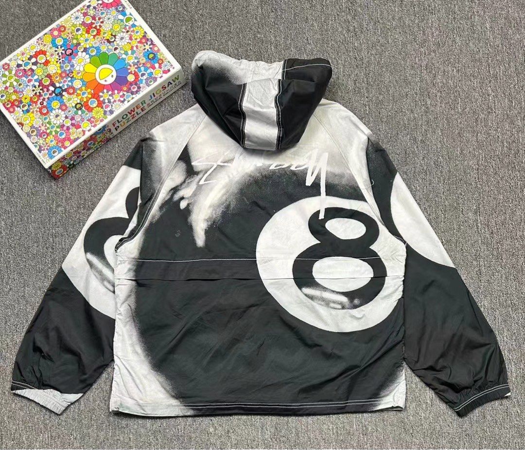 希少】Stussy 8 Ball Beach Shell ステューシー Stussy 8 Ball Beach