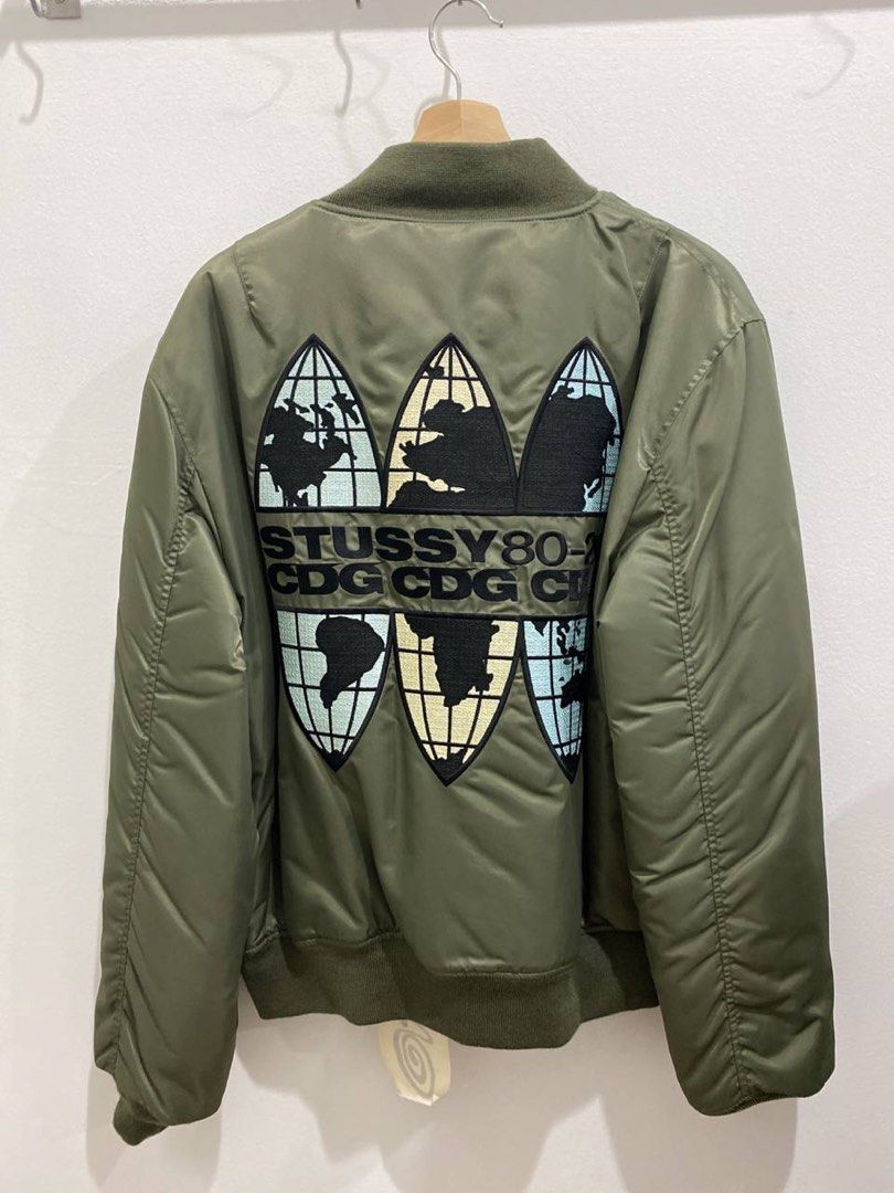 stussy tigris bomber jacket スタジャン　ma-1 stussy tigris bomber jacket スタジャンma-1
