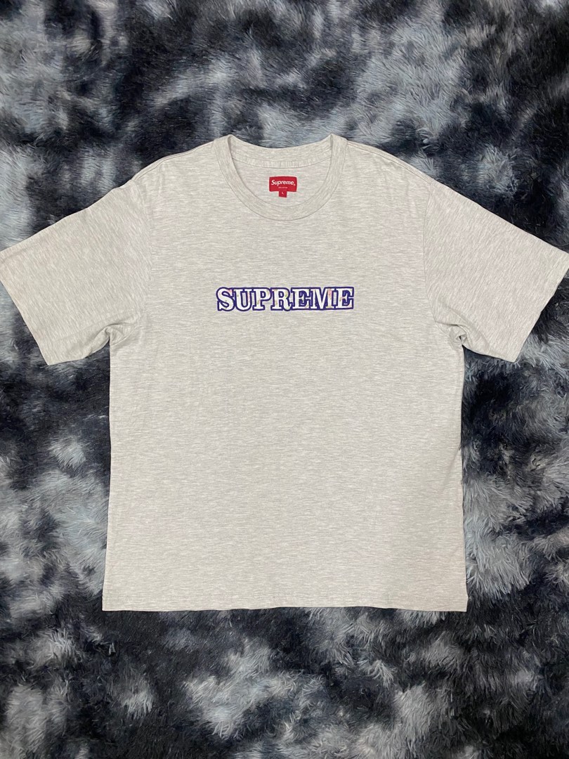 Supreme floral hot sale logo tee