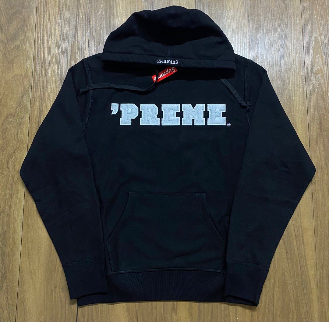 Supreme reflective cutout hooded sales sweatshirt black