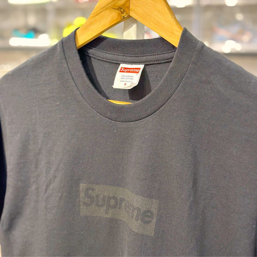 Supreme Tonal Box Logo Tee 'Black