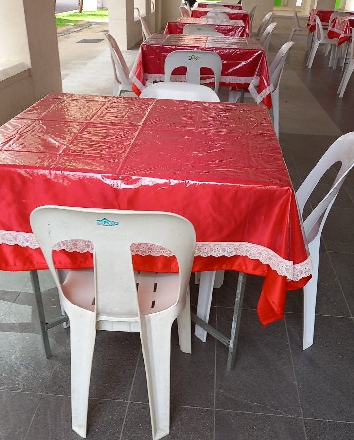 Chairs and tables for rent price deals