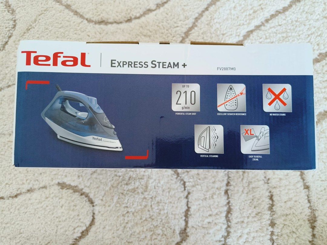 Tefal steam iron FV2887, TV & Home Appliances, Irons & Steamers on