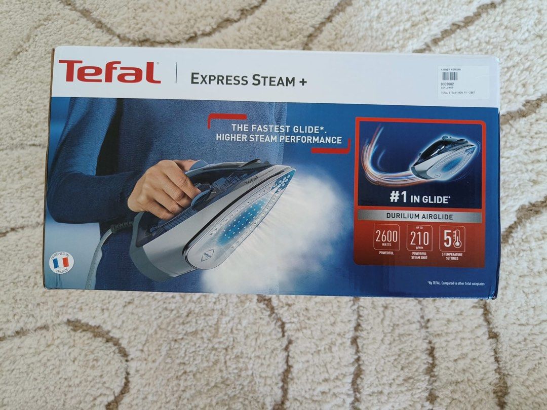 Tefal steam iron FV2887, TV & Home Appliances, Irons & Steamers on