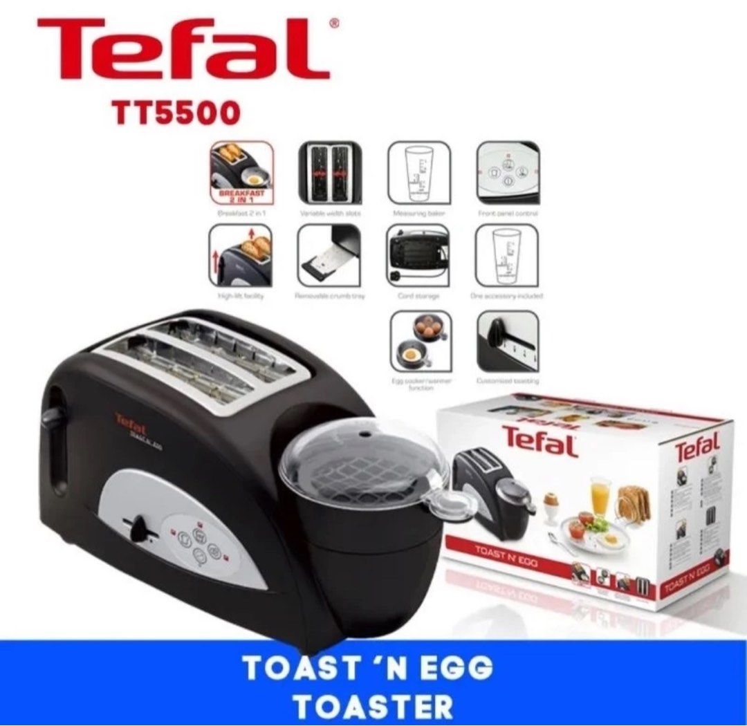Tefal toast n egg toaster, TV & Home Appliances, Kitchen Appliances