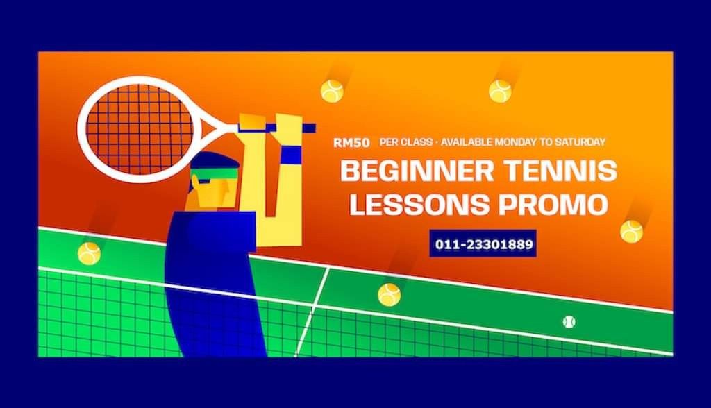 Promo tennis store