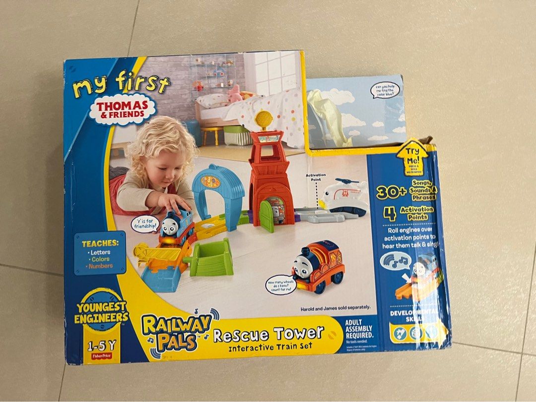 My first thomas railway pals rescue tower best sale