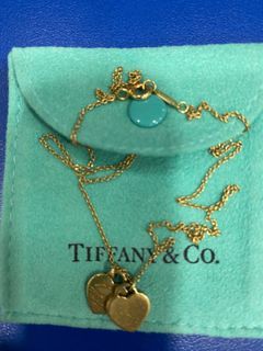 Tiffany & Co. Double Heart Necklace