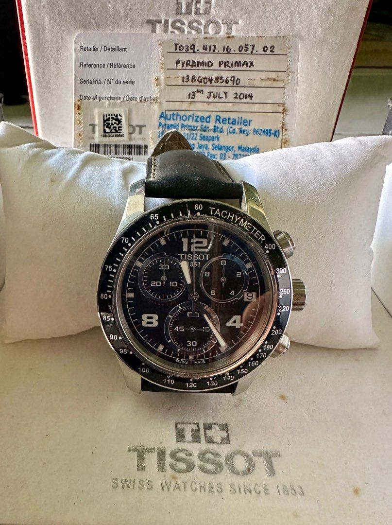 Tissot chronograph cheap tachymeter