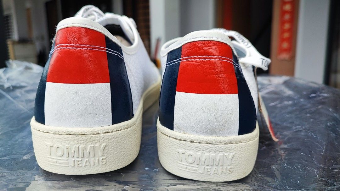 Tommy Jeans Low Cut Super Lightweight Calf Leather White Sneaker