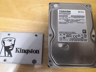 Toshiba HDD & Kingston SSD64084928757634110