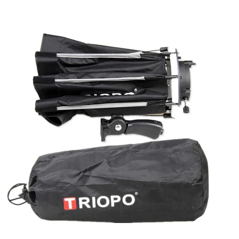 Triopo 55cm Softbox Handle Octagon Portable Umbrella for Camera Flash ( SOFTBOX ONLY ) (Category: Lighting & Studio Equipment) located in Quezon City. Submitted by kennycloset (Listing ID 1270332557, Image 3). Description: TRIOPO 55cm Octagon Umbrella Softbox with handle For Godox On-Camare Flash speedlite photography studio accessories soft Box Bought from: Camera Commons PH RFS: Wrong size; needed 65 cm OG price: 1450 Price negotiable Features: