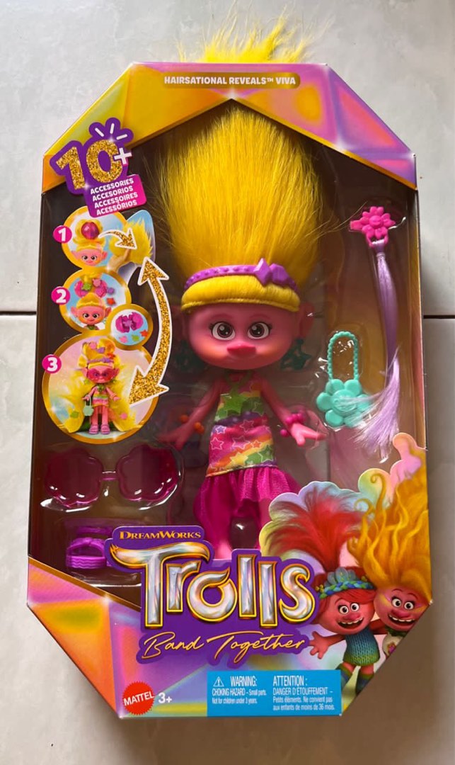 Trolls Band Together Hairsational Reveals Viva Doll