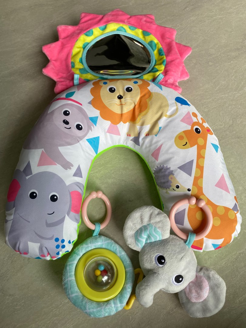 Elephant tummy time pillow discount