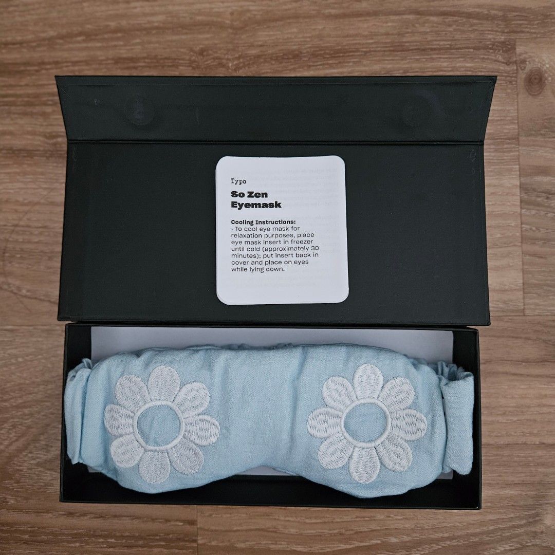 Typo weighted and scented eye mask, Beauty & Personal Care, Vision Care