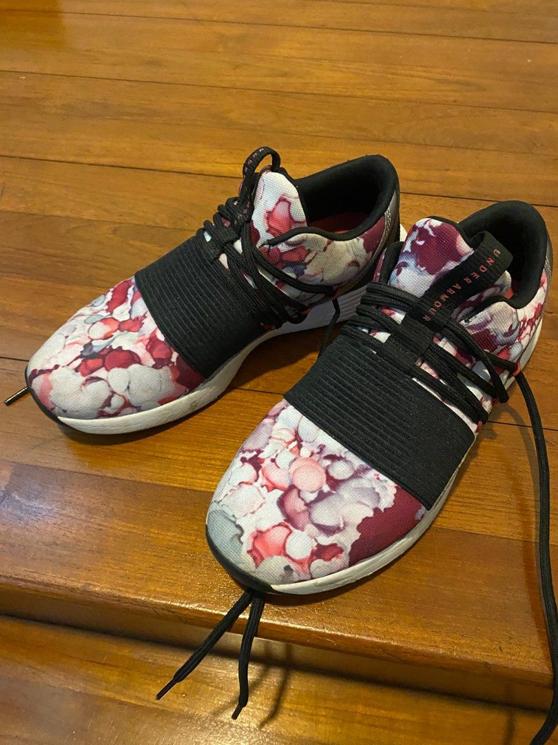 Under armour new arrivals floral sneakers