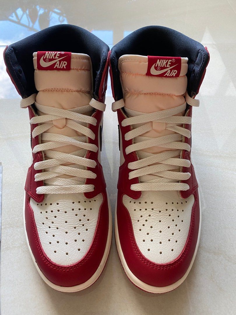 Air jordan 1 chicago white laces on sale