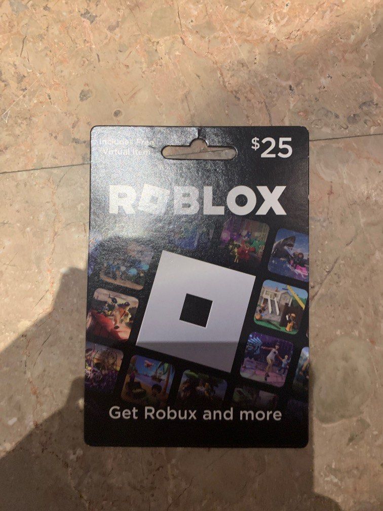 WTT 25 dollar roblox gift card for a 25x5 above no user set or