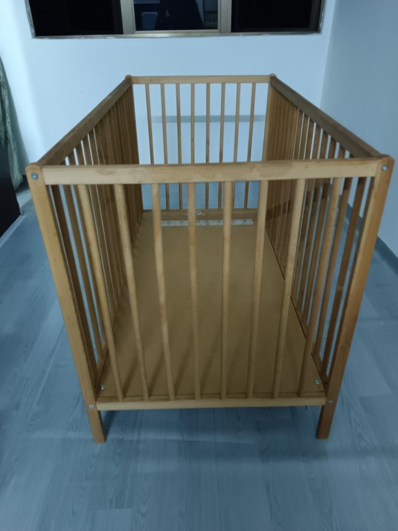 [USED] IKEA Baby Cot (Balakong Area), Babies & Kids, Baby Nursery & Kids Furniture, Cots & Cribs