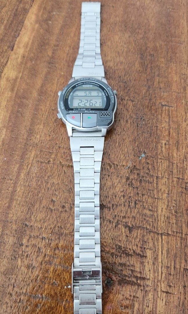 Casio voice top recorder watch