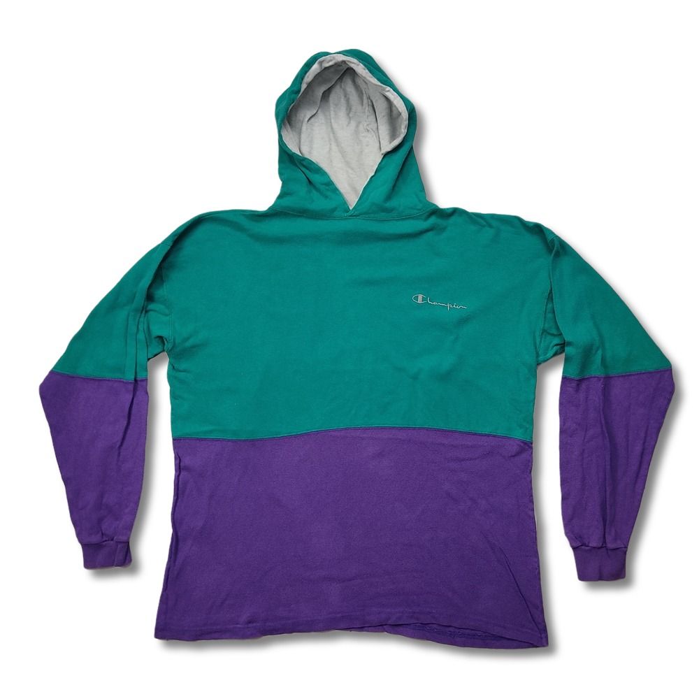 Champion men's color block hoodie on sale