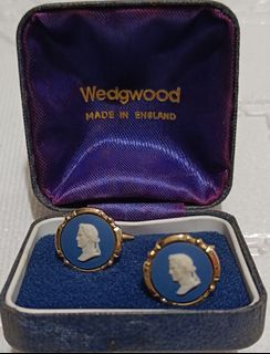 Vintage Wedgewood Gold plated Cufflinks Set