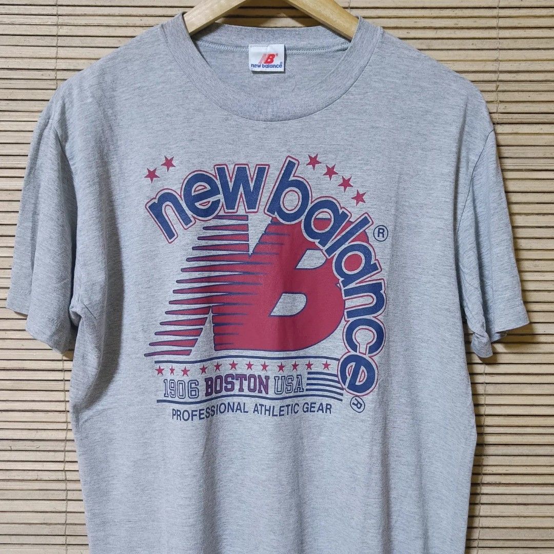Vtg.90 s New Balance 1906 Boston Tee