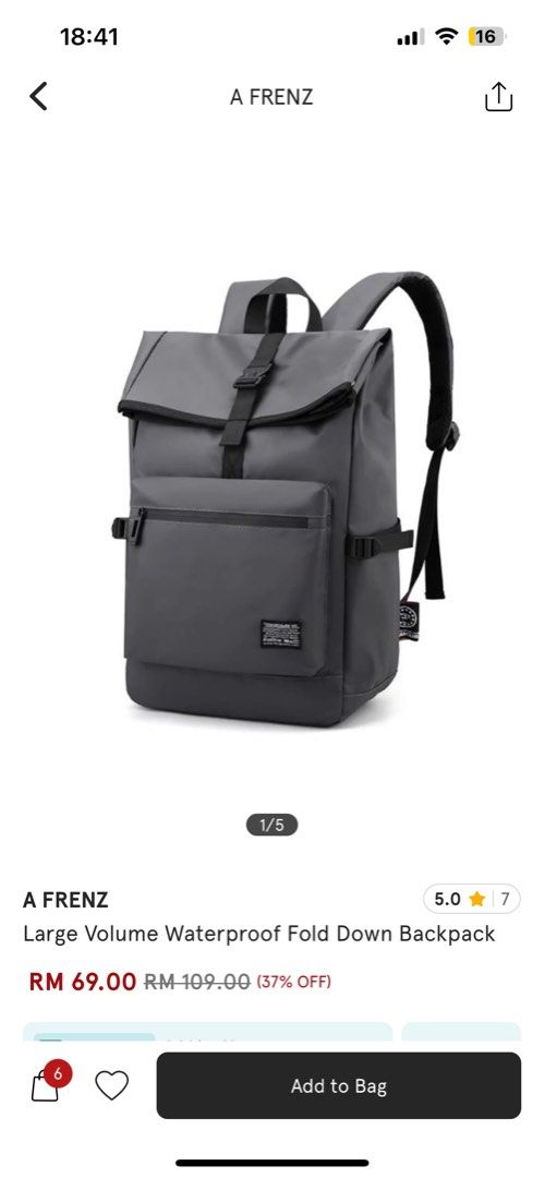 A deals frenz backpack
