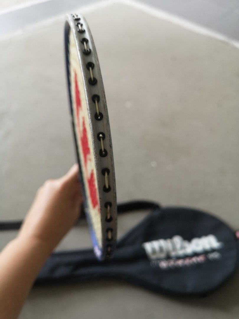 Wilson titanium racket plus carrier, Sports Equipment, Sports & Games ...