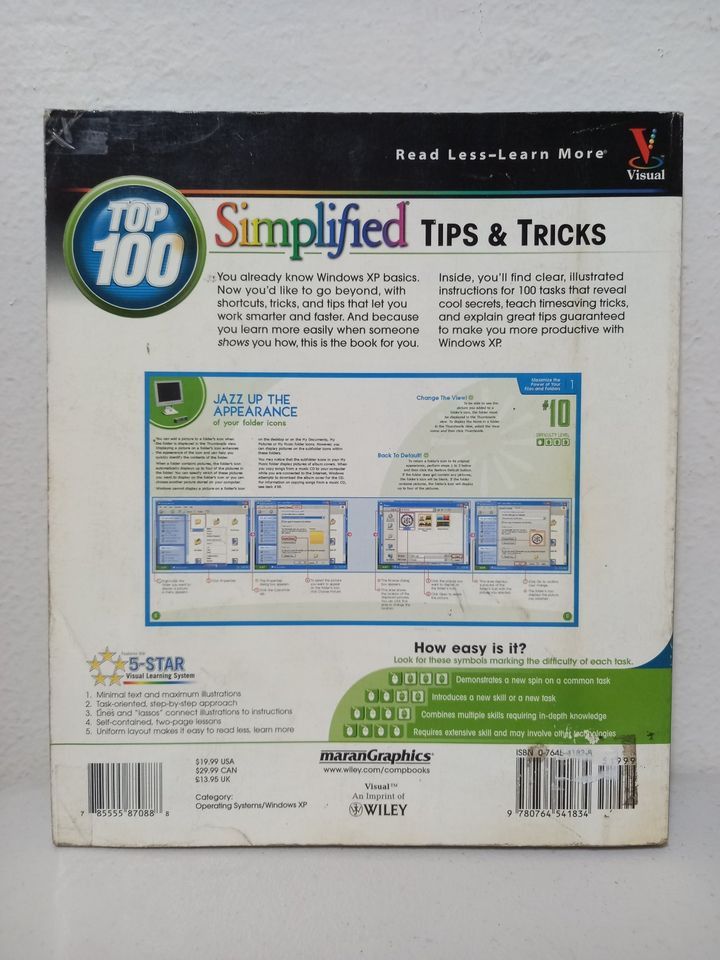 Windows XP Top 100 Simplified Tips & Tricks by Ruth Maran & Kelleigh ...