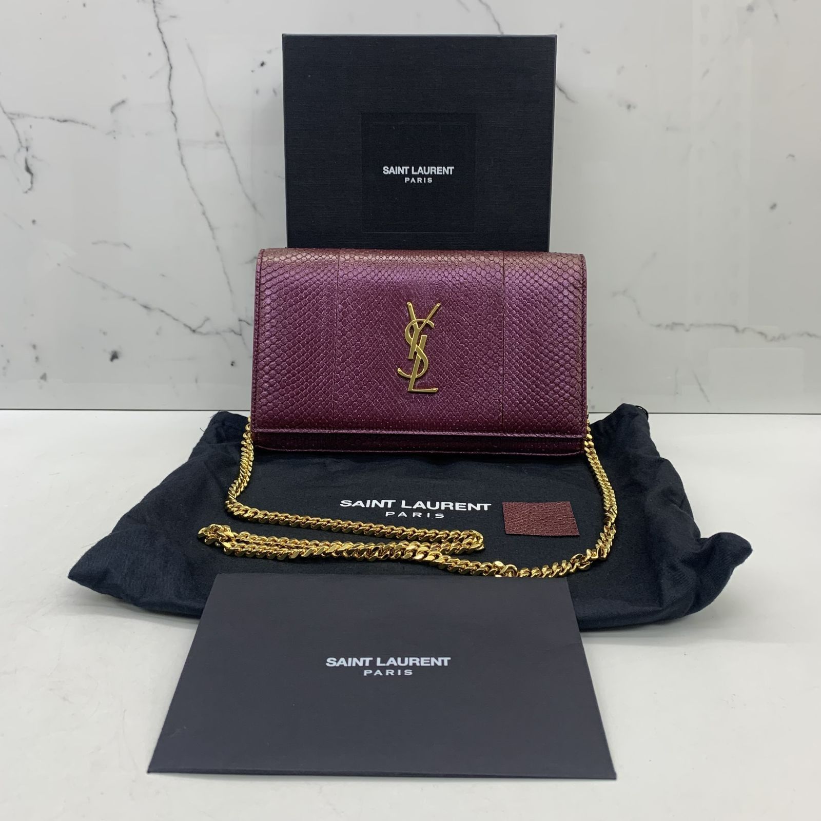 Ysl python bag on sale