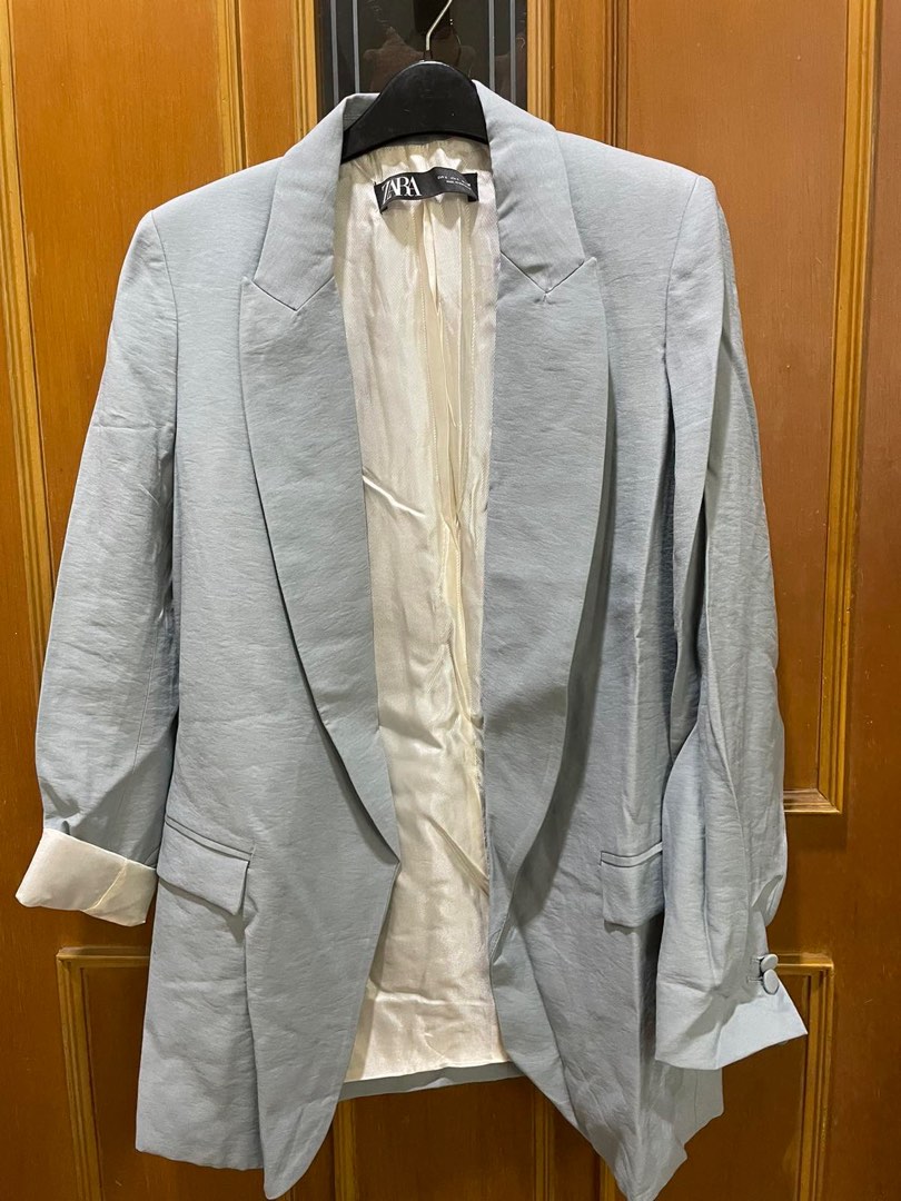 Ella By Namshi Baby Blue Blazer main image 1