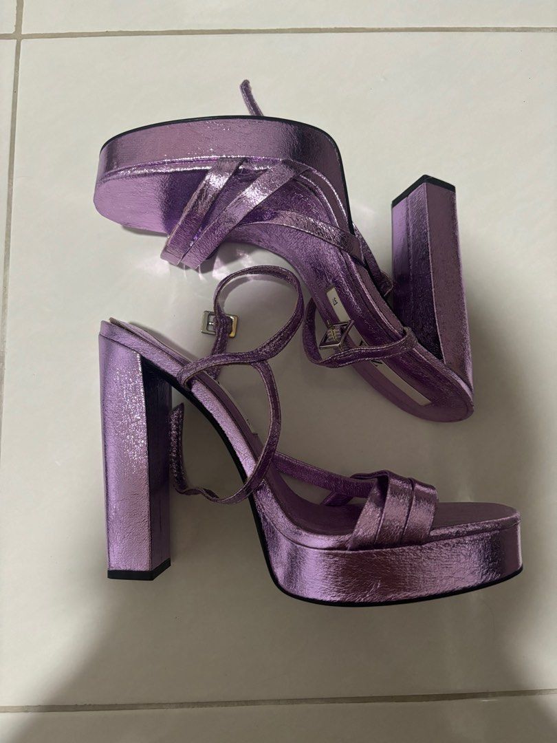 Purple discount pump heels