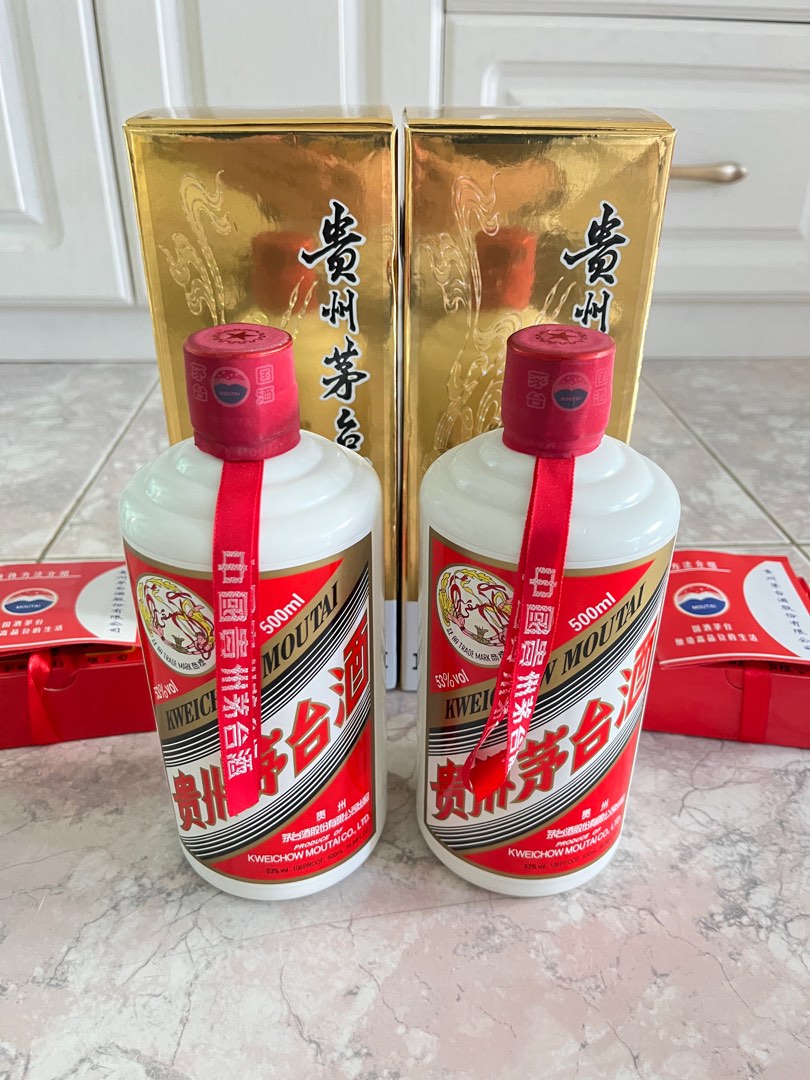 2017年貴州茅台酒53度500ml, 嘢食& 嘢飲, 酒精飲料- Carousell