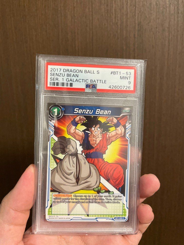 2017 DRAGON BALL SUPER SERIES 1 GALACTIC BATTLE SENZU BEAN GOKU #BT1-053, Hobbies & Toys, Toys & Games on Carousell 2017 DRAGON BALL SUPER SERIES 1 GALACTIC BATTLE SENZU BEAN GOKU #BT1-053, Hobbies & Toys, Toys & Games on Carousell