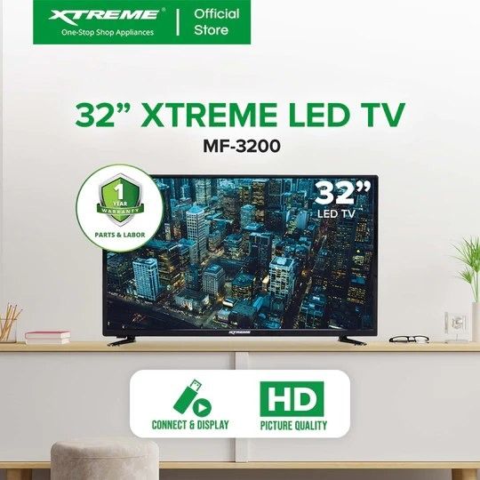 32inch XTREME LED TV MF3200, TV & Home Appliances, Irons & Steamers
