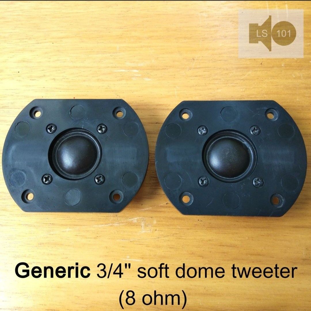 3/4" soft dome tweeter speaker, Audio, Soundbars, Speakers & Amplifiers