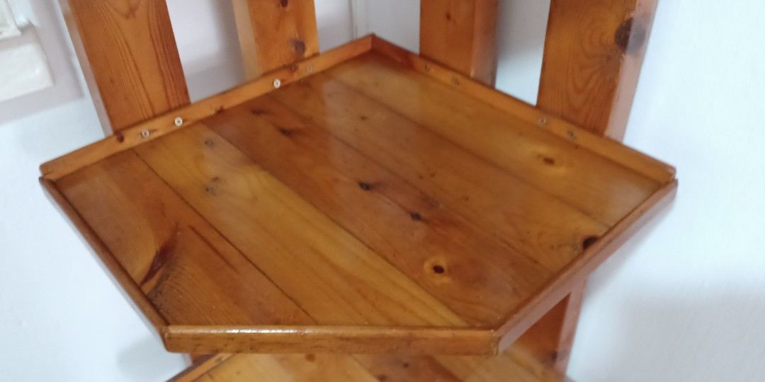 3 Different Vintage Corner shelf, Furniture & Home Living, Furniture