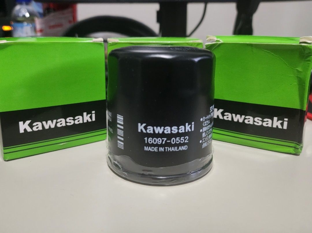 3 Kawasaki Oil Filter (Ninja 400 compatible), Motorcycles, Motorcycle