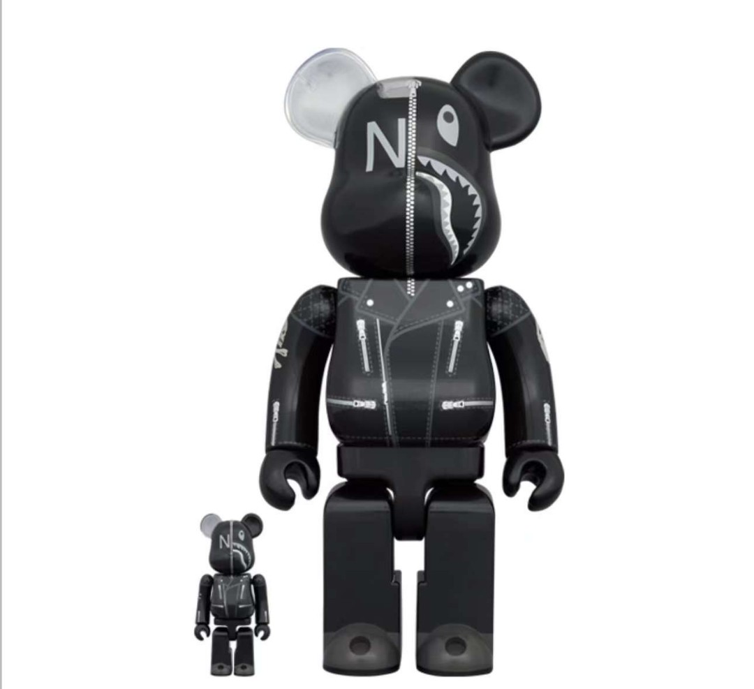 預訂最後4個Bearbrick BAPE X NEIGHBORHOOD NBHD 400% 100% SHARK