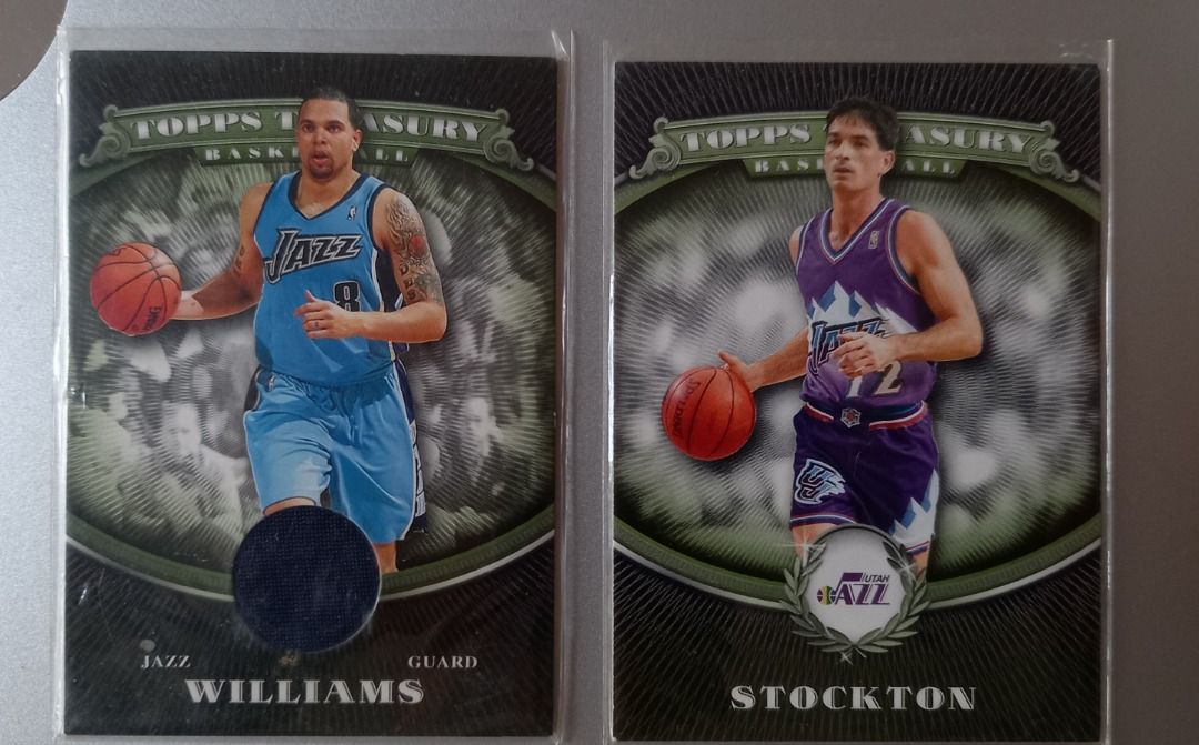 30) Topps NBA card 球星咭John Stockton Deron Williams, 興趣及遊戲 