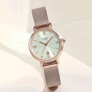 Sham Shui Po Store Brand New Authentic Casio SHEEN Elegant Watch with 1-Year Warranty, Women's Watch / Ladies' Watch / Casio, Free Gift: Premium Watch Cloth, Model: SHE-4540CM-3A, SHE4540CM-3A, SHE-4540CM-3, SHE4540CM-364213240573825110