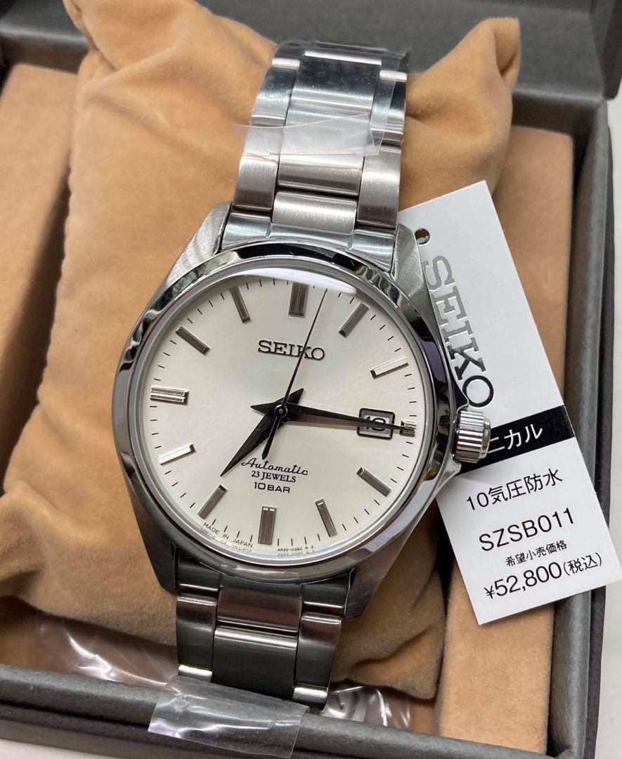 佐敦門市現貨100% 全新精工Seiko SZSB011 白面White dial 日版特別版