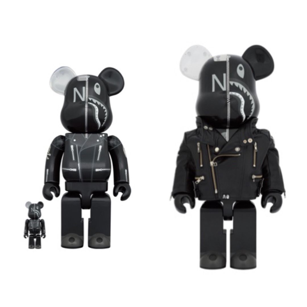 Bearbrick Bape X NEIGHBORHOOD NBHD 400% 100% 1000%, 興趣及遊戲 